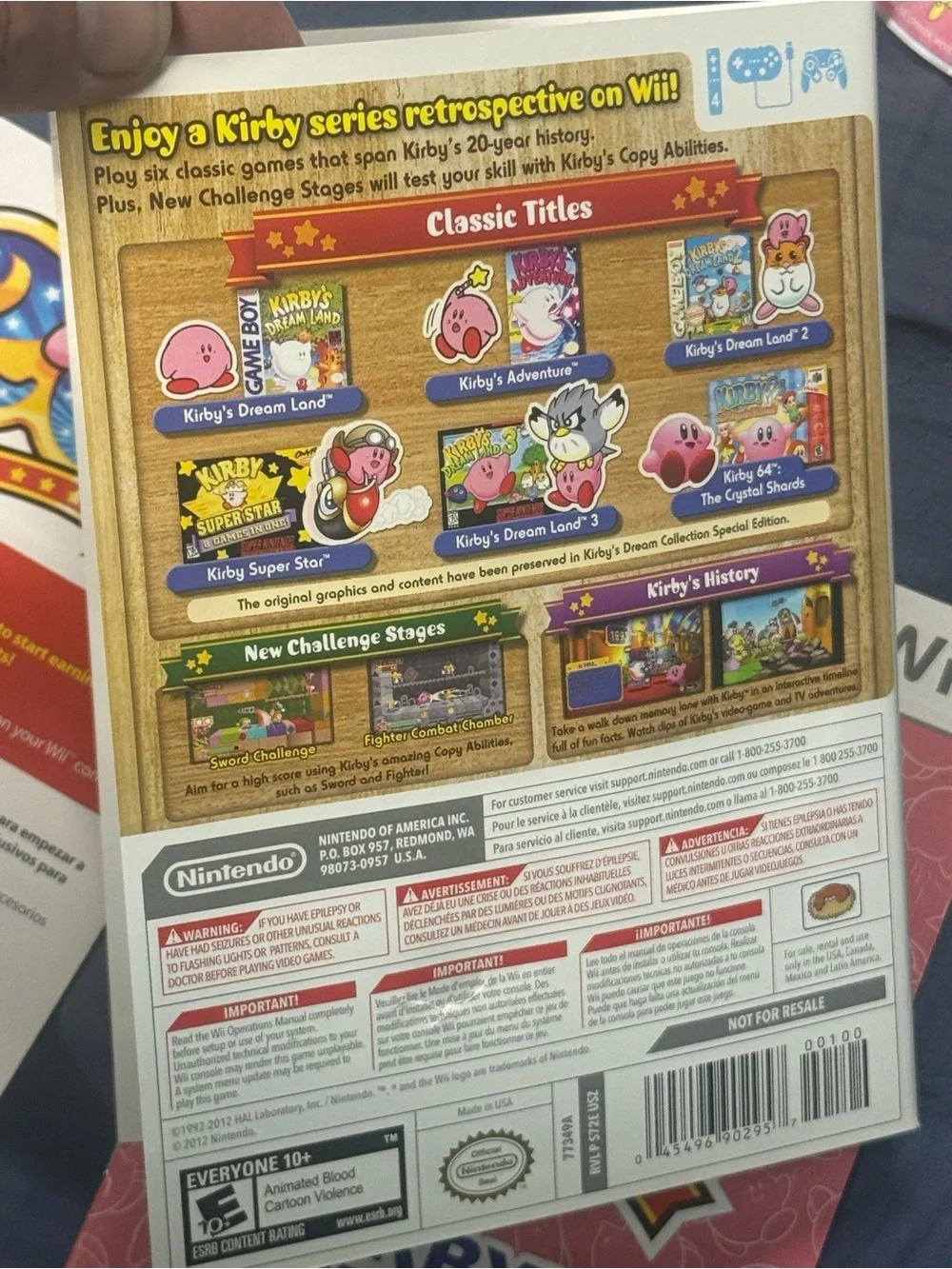 Kirby's Dream Collection Special Edition (Nintendo Wii, 2012)